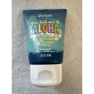 Perfectly Posh You Had Me At Aloha Hand Cream 3oz VEGAN• PARABEN FREE NEW